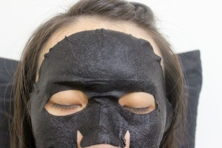 Черная глина маска для бровей