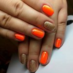 Оранжевый маникюр 2022 [130  фото] – идеи дизайна ногтей и модные тенденции